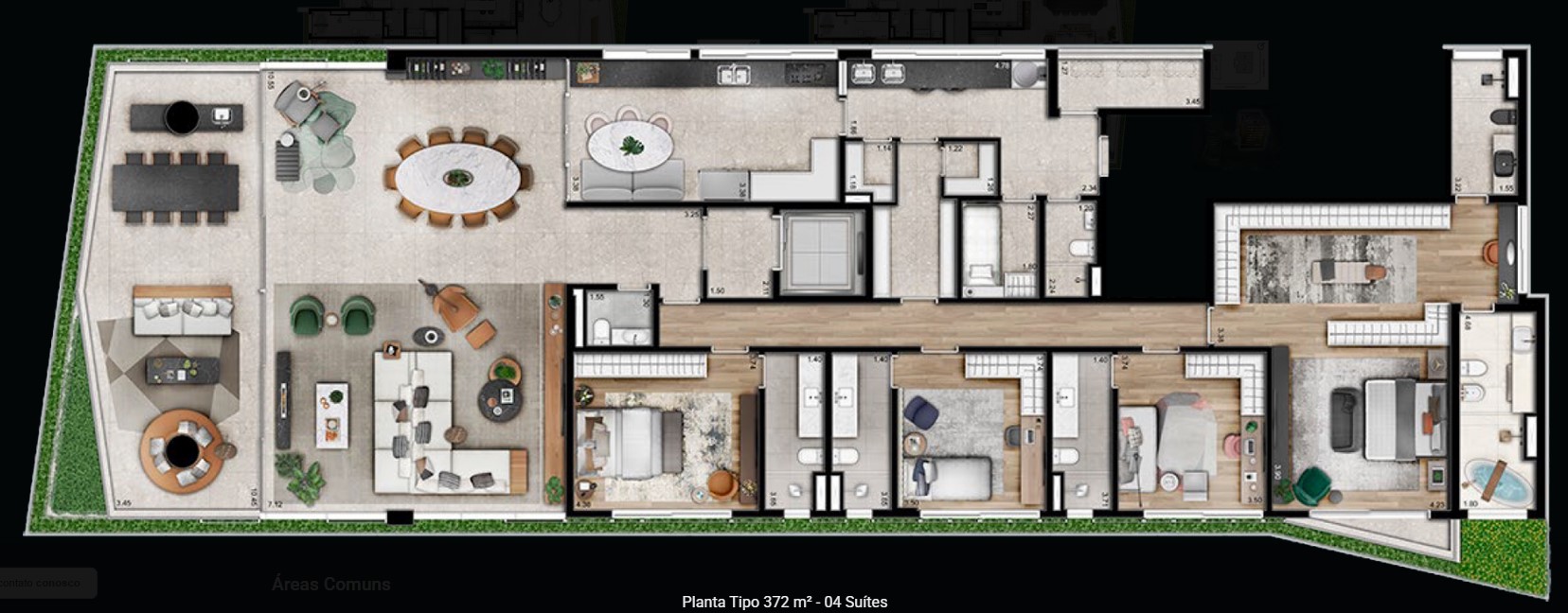 Planta Unidade 021 — Tipo